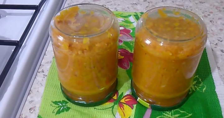 Икра из моркови и лука