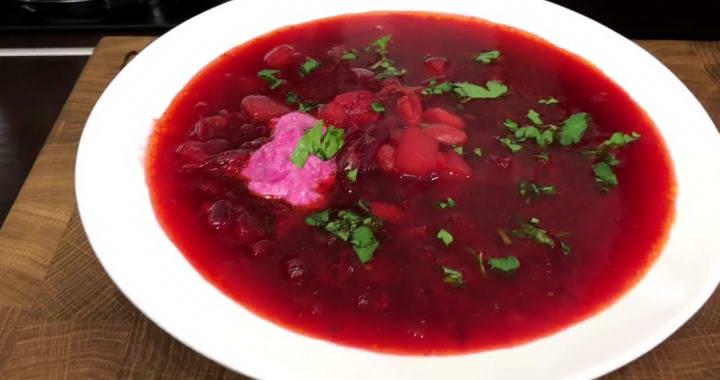 Постный борщ - ничем не хуже мясного