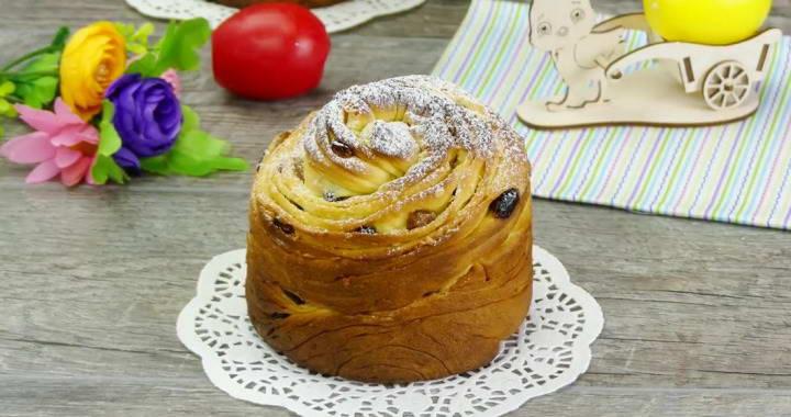 Пасхальный кулич Краффин - сочетание кекса и круассана