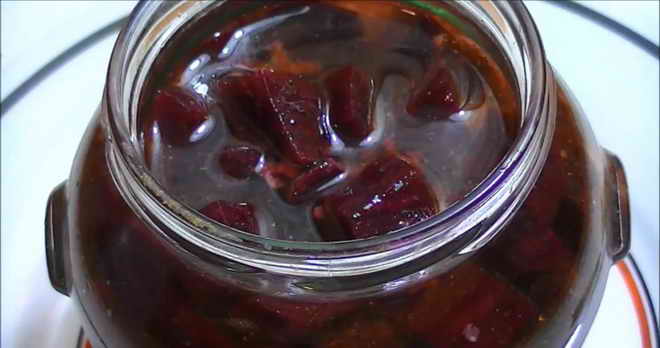 Маринованная свекла