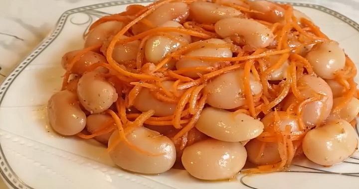 Бобы по-корейски на закуску