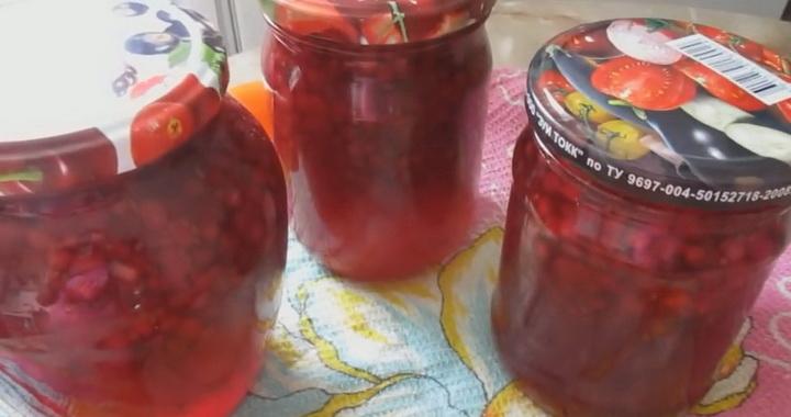 Варенье пятиминутка из красной смородины