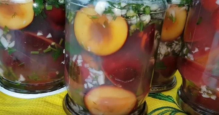 Маринованные сливы