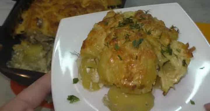 Мясо по-французски с грибами - пальчики оближешь