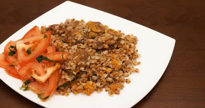 Гречка с мясом в мультиварке