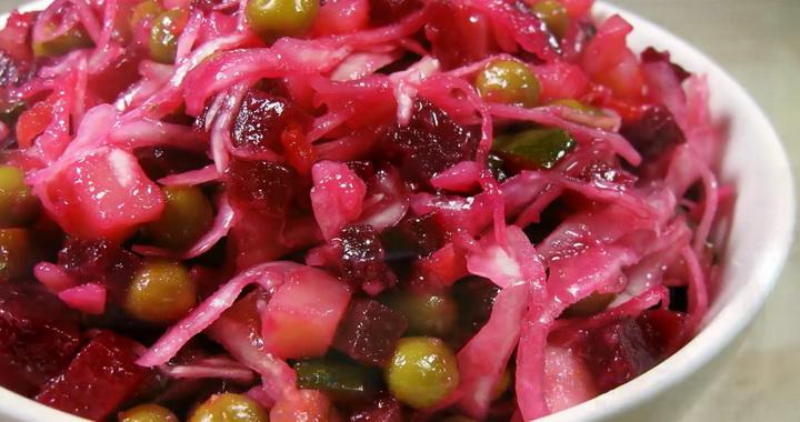 Классический винегрет с капустой