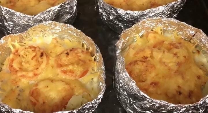 Куриная грудка с картошкой в духовке