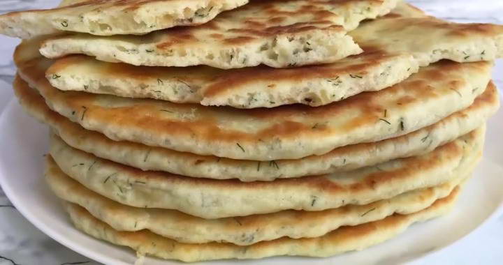 Лепешки с творогом