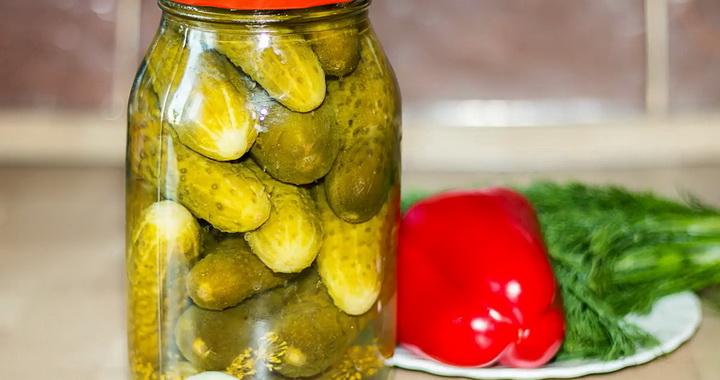 Маринованные сладкие огурцы