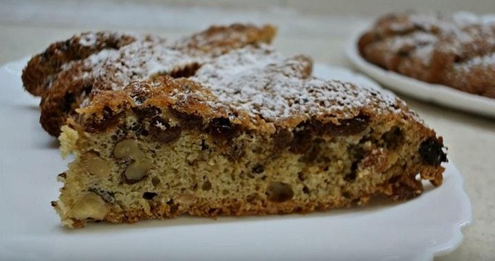 Пирог с изюмом «Мазурка»