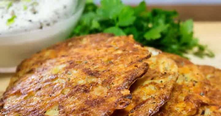 Картофельные драники с сыром