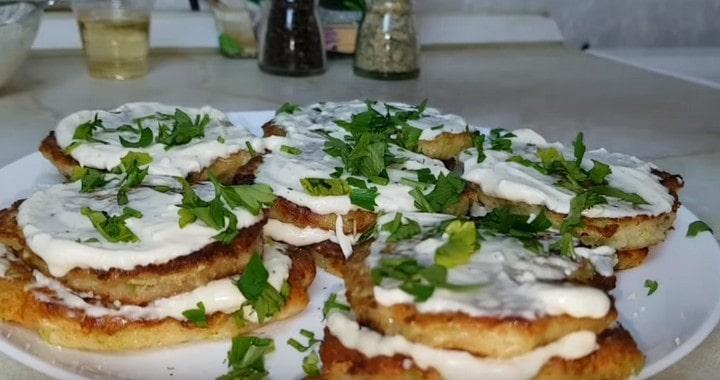 Кабачковые оладьи