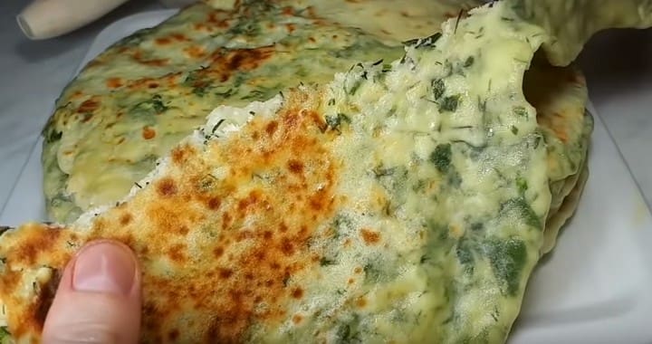 Лепешки с сыром на кефире - как хачапури