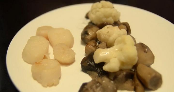 Морские гребешки - ПП рецепт 