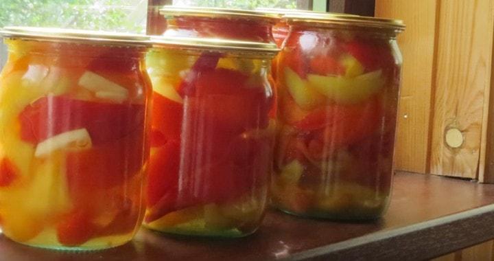 Маринованный болгарский перец