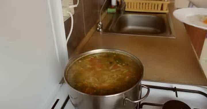 Постные щи из свежей капусты