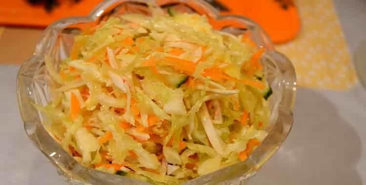 Салат из савойской капусты