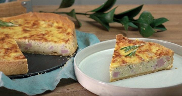 Пирог киш с тремя разными начинками