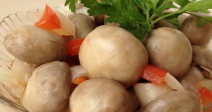 Готовим маринованные шампиньоны