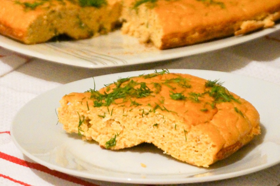 Запеканка с луком и сметаной