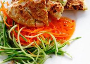 С какими блюдами кушать салат из кабачков