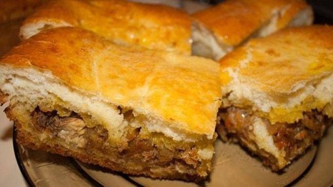 Вкусный рыбный пирог с капустой