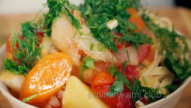Вкуснейший лагман приготовленный в мультиварке