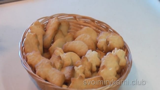 Готовое печенье.