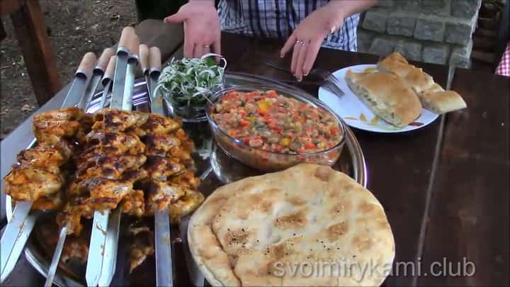 Шашлык из курицы по простому пошаговому рецепту с фото